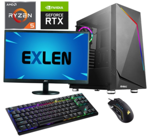 Exlen LightSpeed - AMD Ryzen 5 5600G 16GB 500GB M.2 SSD RTX 4060 8GB Windows 11 Home Exlen Laptop & PC Repair