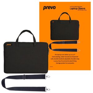 PREVO 15.6 INCH LAPTOP BAG BLACK (CUSHIONED LINING, SHOULDER STRAP) Exlen Laptop & PC Repair