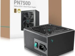 DEEPCOOL PN750D 750W ATX 3.1 PCIe 5.1 80+ GOLD NON-MODULAR PSU