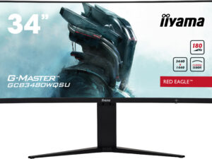 IIYAMA G-MASTER 34" 3440x1440 ULTRAWIDE 180HZ USB HUB FREESYNC 1500R CURVED GAMING MONITOR