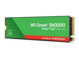 WD GREEN SN3000 2TB PCIE4.0 NVMe M.2 SSD 2280