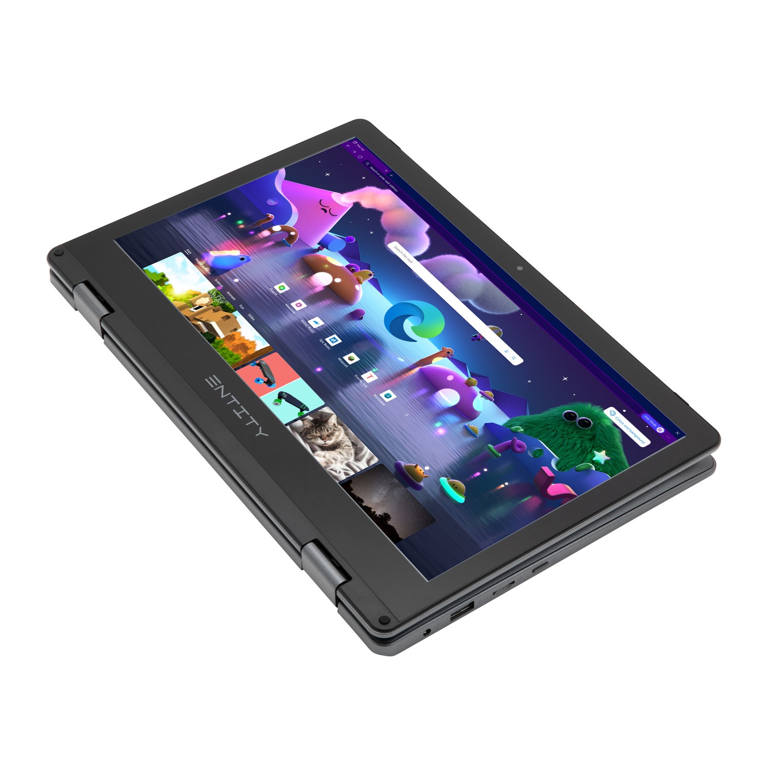 ENTITY BOOK TARGA CELERON N4020 4GB 128GB SSD 11.6" 360 TOUCHSCREEN WINDOWS 11 HOME - Image 4