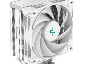 DeepCool AK400 WH Fan CPU Cooler, Universal Socket, High Performance 120mm Silent Hydro Bearing PWM White Fan, 1850RPM, 4 Heat Pipes, Unique Matrix Fin Design, White Version, Intel LGA 1700 Bracket Included