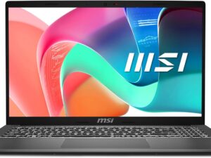 MSI Modern 15 Laptop | Intel i3-1315U | 15.6" FHD IPS Panel | 512GB SSD | Windows 11 Home Plus | Platinum Gray